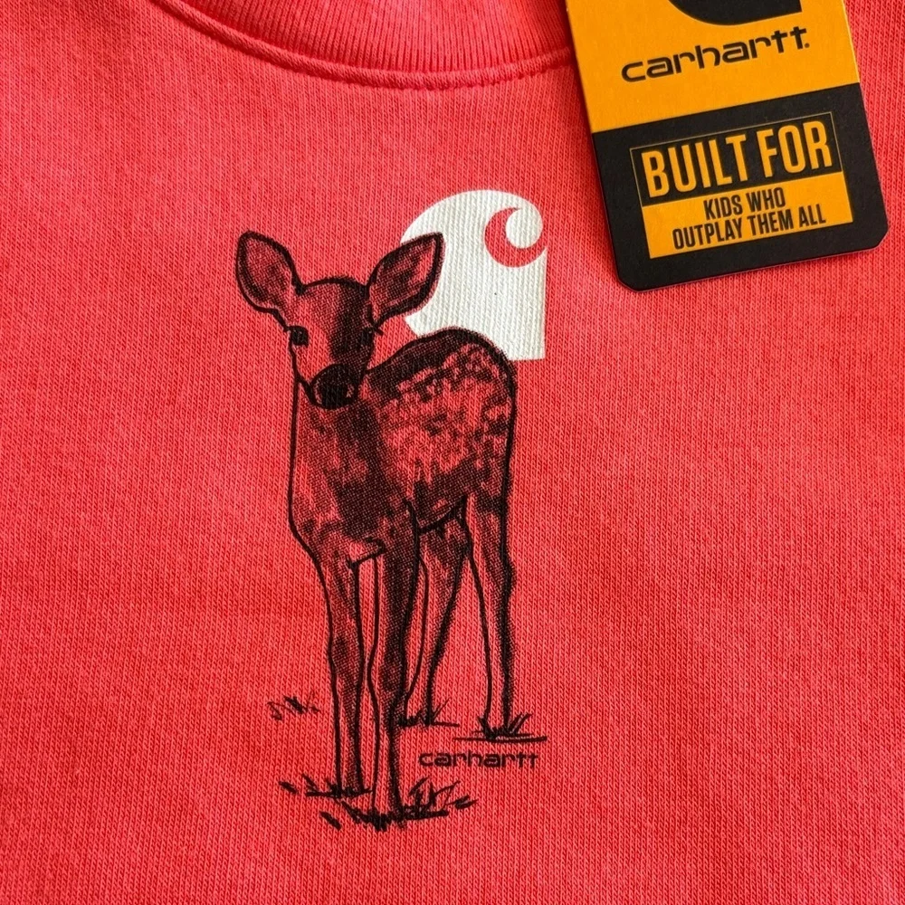 Carhartt Kids Coral Fawn Graphic Sweatshirt